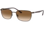 Zonnebril Ray-Ban RB3684 014/51 Rechthoekige Bruin