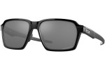 Zonnebril Oakley Parlay OO4143-04 Polarized Rechthoekige Zwart